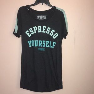 Dark grey sleep tee